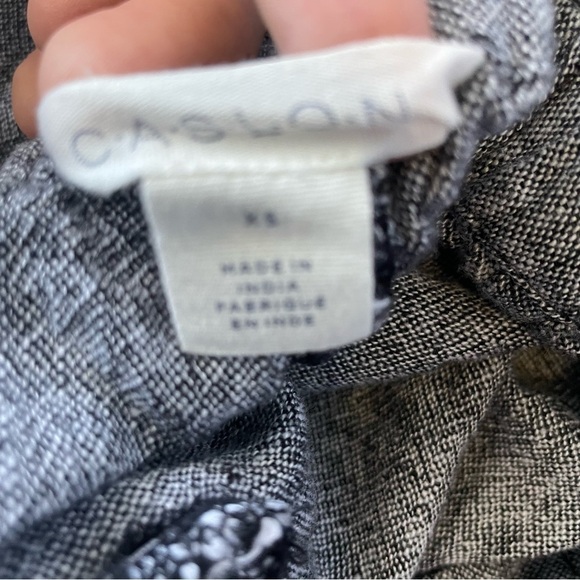 Caslon Light Grey Paperbag Waist Pants Size XS - Picture 5 of 5